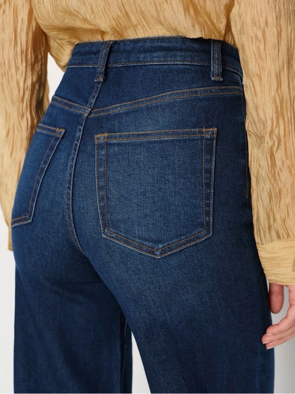 Reformation Bex Super Stretch High Rise Wide Leg Jeans (NWOT) - Picture 3 of 6